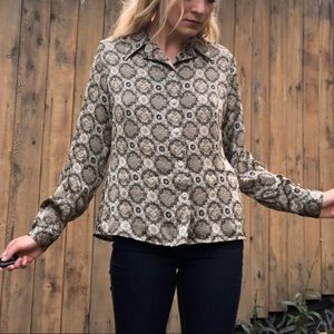 ⚡️VINTAGE 90'S DOES 70'S BLOUSE⚡️